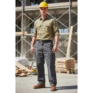 Carhartt Men's 44x30 Relaxed Straight Rigby Rugged Flex Cargo Pant in Shadow